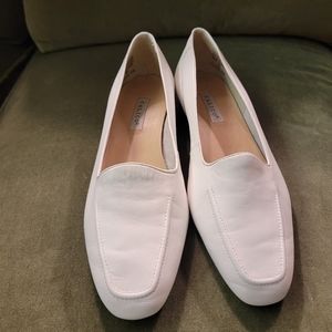 Calico white flats 10